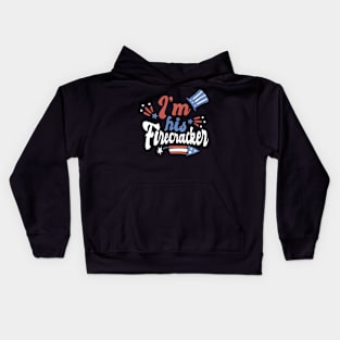 His firecracker holiday quote Kids Hoodie